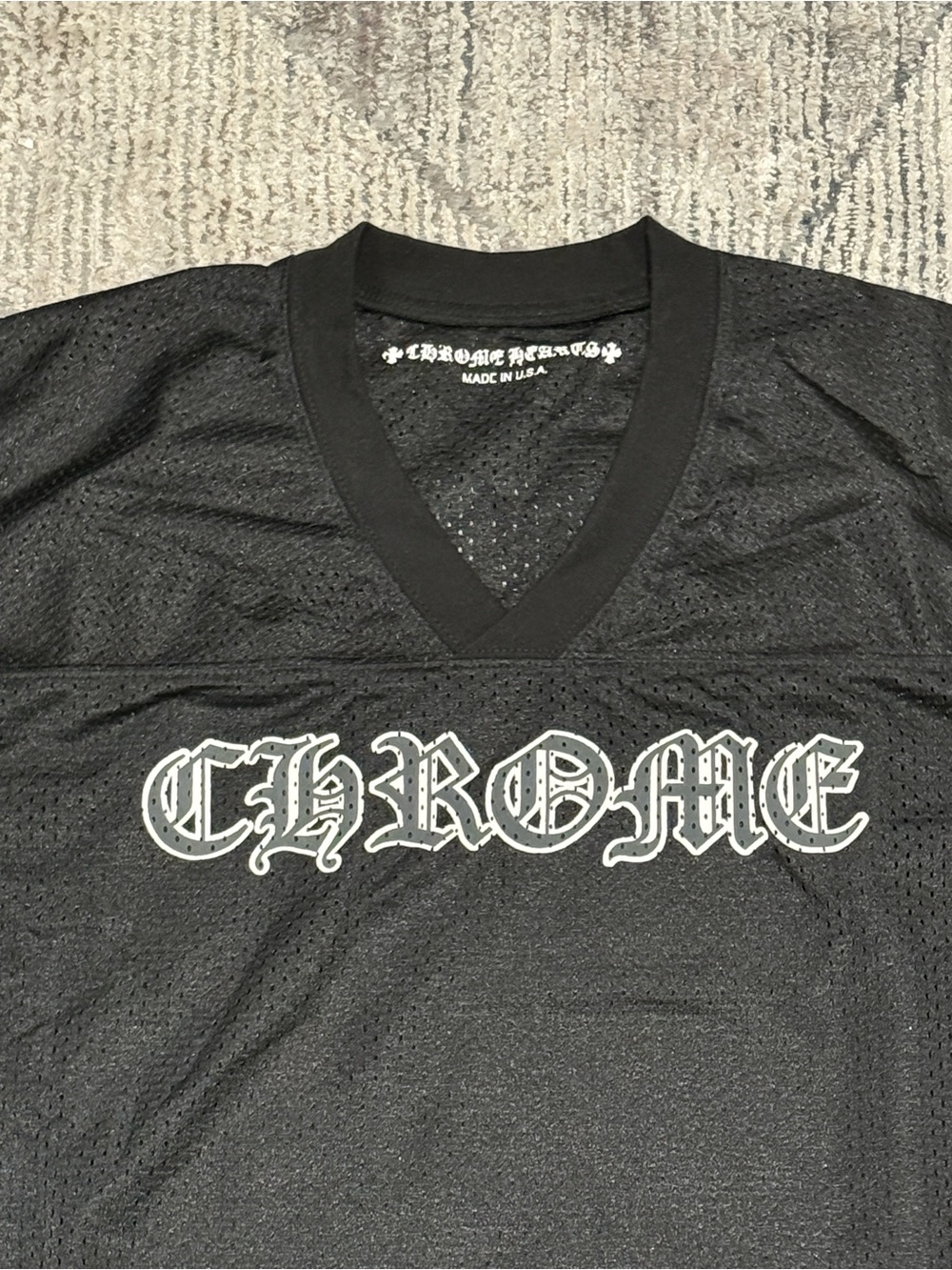 Chrome Hearts Black Mesh Jersey - Picture 5 of 9